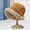 E-313 Ginger Yellow Plush Curled Fishing Hat, variant on Winter Plush Hat Children's Korean Edition Plush Thickened Lamb Hair Fisherman Hat Warm Ear Protection Bowl Hat Water Bucket Hat