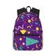 thumbnail image 1 of Disketp Retro 80s Style Mochila Ligera Clásica con Múltiples Bolsillos, Mochila Casual para Hombre y Mujer, Ideal para Escuela, Trabajo y Viajes, 1 of 6