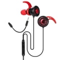 thumbnail image 1 of Xtrike Me GE-109 - Casque de Jeu Intra-Auriculaire avec Microphone, Rouge, 1 of 4