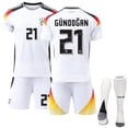 thumbnail image 1 of Mub- EC 2024 Germany Home Soccer Jersey 21 GUNDOGAN 21 GUNDOGAN 26, 1 of 5