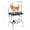 Black table legs | Black tabletop | 36in, variant on Folding Dog Grooming Table, Adjustable Height Pet Station with Arm & Storage Black table legs | Pink tabletop | 36 inches