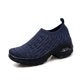 thumbnail image 2 of Zapatos deportivos acolchados Zapatos para madres de mediana edad y ancianos Zapatos deportivos informales con tacón inclinado Wmkox8yii sa2644, 2 of 2