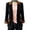 02-Black, variant on Womens Fall Winter Corduroy Blazers Long Sleeve Lapel Open Front Suit Jacket Dressy Casual Work Business Outerwear
