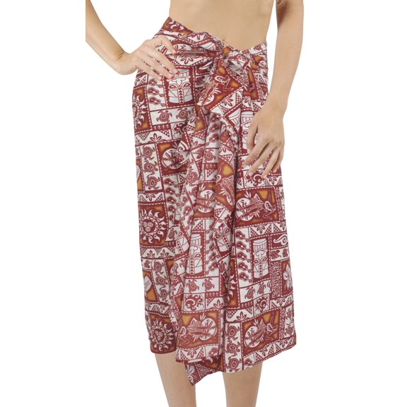 HAPPY BAY Women's Bikini Skirt Sarong Swimwear Swim Cover up Summer Wraps Swimsuit Beach Wrap Coverups for Women Beachwear One Size Candy, Aztec