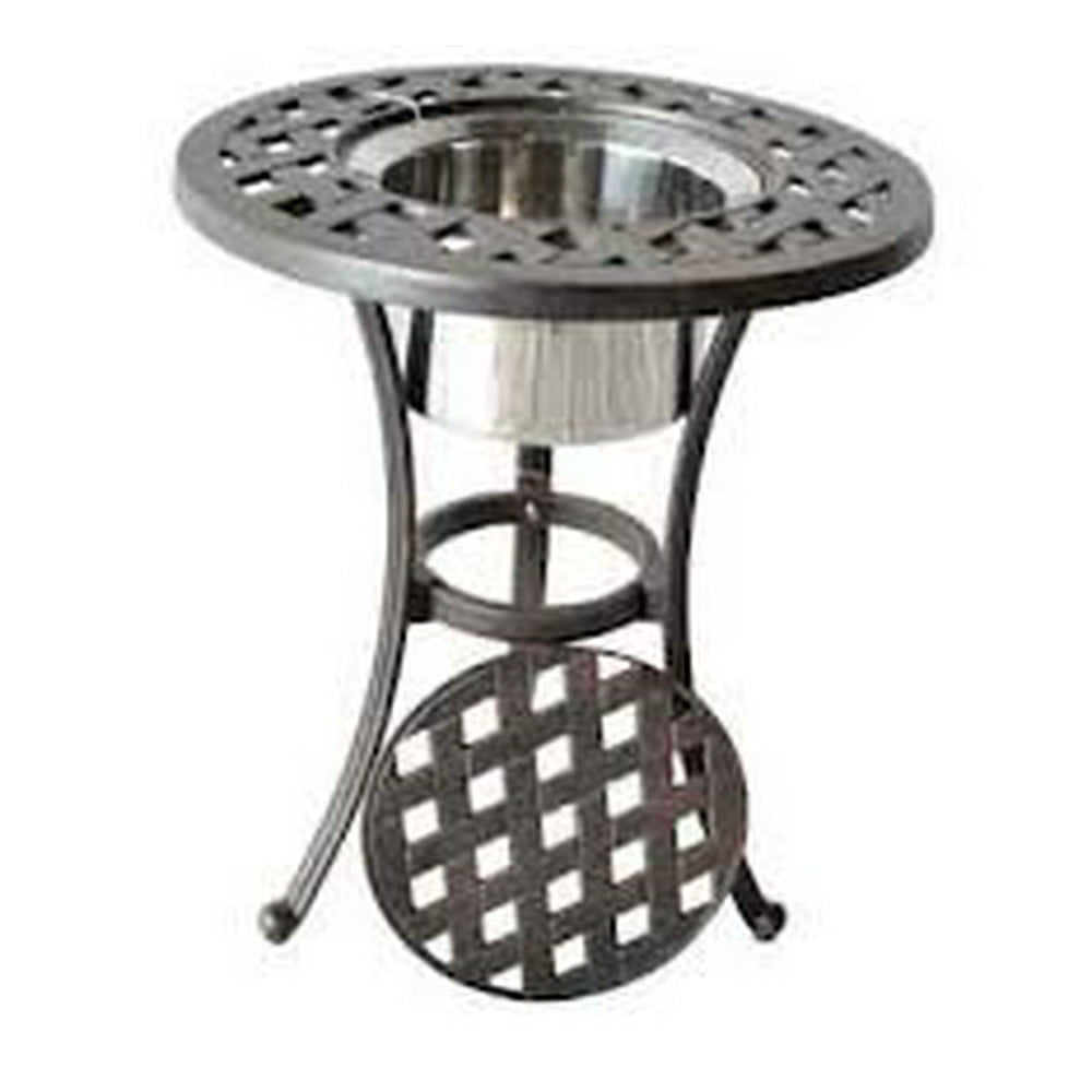 Heritage Outdoor Living Nassau Cast Aluminum End Ice Round Table