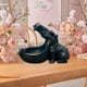 thumbnail image 5 of Estatua de animal, figura de caballo de río, soporte para joyas, regalos de animales lindos, animal único Azul profundo, 5 of 7