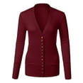 thumbnail image 2 of Cardigans for Women Long Sleeve Cardigan Knit Snap Button Sweater Regular & Plus, 2 of 2