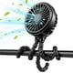 thumbnail image 2 of Ventilador portátil con pilas, ventilador pequeño para cochecito con trípode flexible con clip para bebé, ventilador de refrigeración portátil y recargable por USB para viajes, asiento de co, 2 of 5