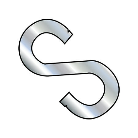 

1/4X2 S Hook Zinc (Pack Qty 500) BC-1432SHOOK