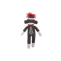 Made By Aliens Plush Sock Monkey Sockie Stuffed Animal Toy – Wearing Tie with Message On I Love DAD, Plush Animals Figure Toys for Kids and Superb Gift for on Father’s day, Birthday ( 8 Inches)