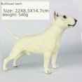 thumbnail image 3 of Modelo animal de simulación Bull Terrier, perro mascota, adornos de coche de noche para niños de mano, 3 of 6