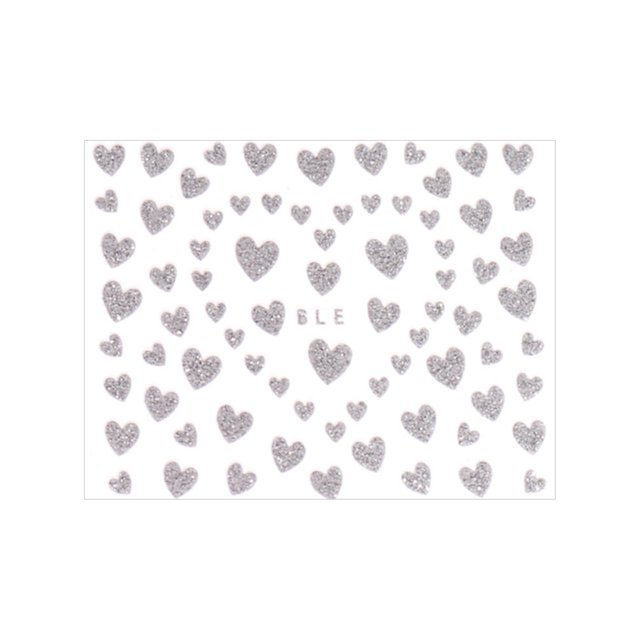 DHARMONAL Valentine's Day Nail Sticker Shining Nail Sticker Gold Silver Color Nail Rhinestone Gel Kids Nails Nail Wraps for Kids Solid Color Rose Charms for Nails Toe Nail Correction Patch