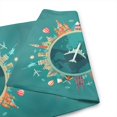 thumbnail image 4 of Wukai Around The Planet Print Garden Flag 12.5x18 Inch Double Sided Sun-resistant Rain-resistant, Wrinkle-resistant Colorfast(Only Flag), 4 of 7