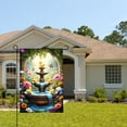 thumbnail image 2 of Amhnf Duck Garden Fountain With Flowers And Butterflies For Home Outdoor Garden Yard Decor 12x18 inch, 2 of 5