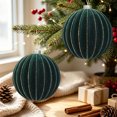 thumbnail image 6 of Large 6 Inch Christmas Ornaments Balls, Diamond Patterned Metallic Thread Christmas Balls, Christmas Tree Decorations for Holiday Parties, 6 of 9
