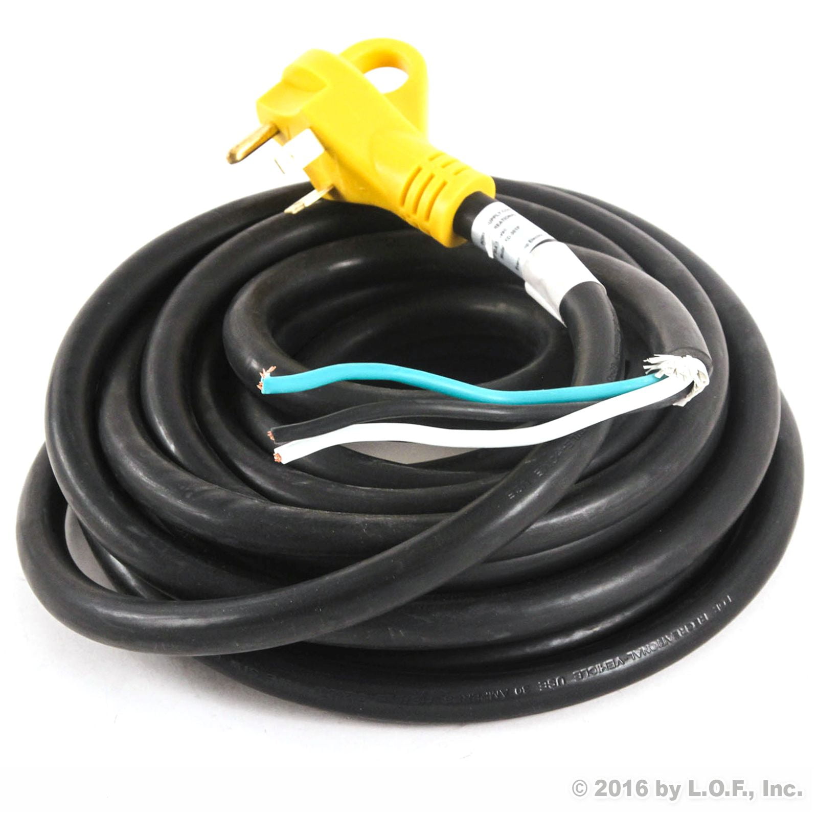 RV Power Cord 30 Foot 30 amp Life Line with Loose End