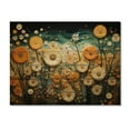 thumbnail image 3 of Designart "Orange Blue Cactus Desert Oasis Barrel" Floral Print on Natural Pine Wood, 3 of 5