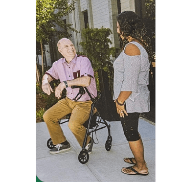 Welby Seated Walker w/Brakes