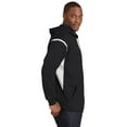 thumbnail image 3 of Sport-Tek Mens Tech Fleece Colorblock Hooded Sweatshirt, 3 of 6