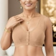 thumbnail image 2 of Sngxgn Bras for Women All Day Comfort Bra, No Wire and Light Padded Bra(Beige,XXXXL), 2 of 4