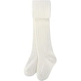 thumbnail image 1 of Medias para niñas Leggings con patas de algodón tejidos para bebés y niños pequeños Pantalones de media Calcetines de baile blancos para niñas 105 (altura recomendada de 100 a 110 cm), 1 of 5