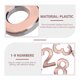 thumbnail image 5 of unbranded 10Ud Números Para Adhesivos Para Puertas Y Buzones Color Oro Rosa, 5 of 6