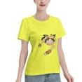 thumbnail image 2 of Women's Basic Short Sleeve T-Shirt One Piece Luffy, 2 of 6