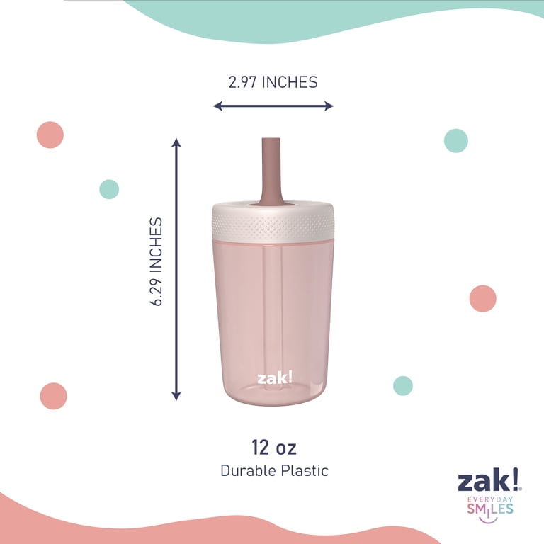 Zak Designs 12oz Zak Brand Durable Plastic Capri Tumbler with