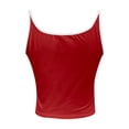 thumbnail image 4 of Unir Women's England Graphic Tank Top Contrast Binding Spaghetti Strap Cropped Casual Summer Cami, 1 Piece, S-L, 4 of 5