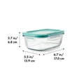 thumbnail image 2 of Recipiente de almacenamiento de alimentos OXO Good Grips Smart Seal de vidrio de 830 ml, 2 of 8