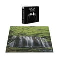 thumbnail image 4 of Ambesonne Scenery Jigsaw Puzzle Durable Cardboard, Rock Tree in Waterfall, 1000 pcs, Black White and Green, 4 of 6