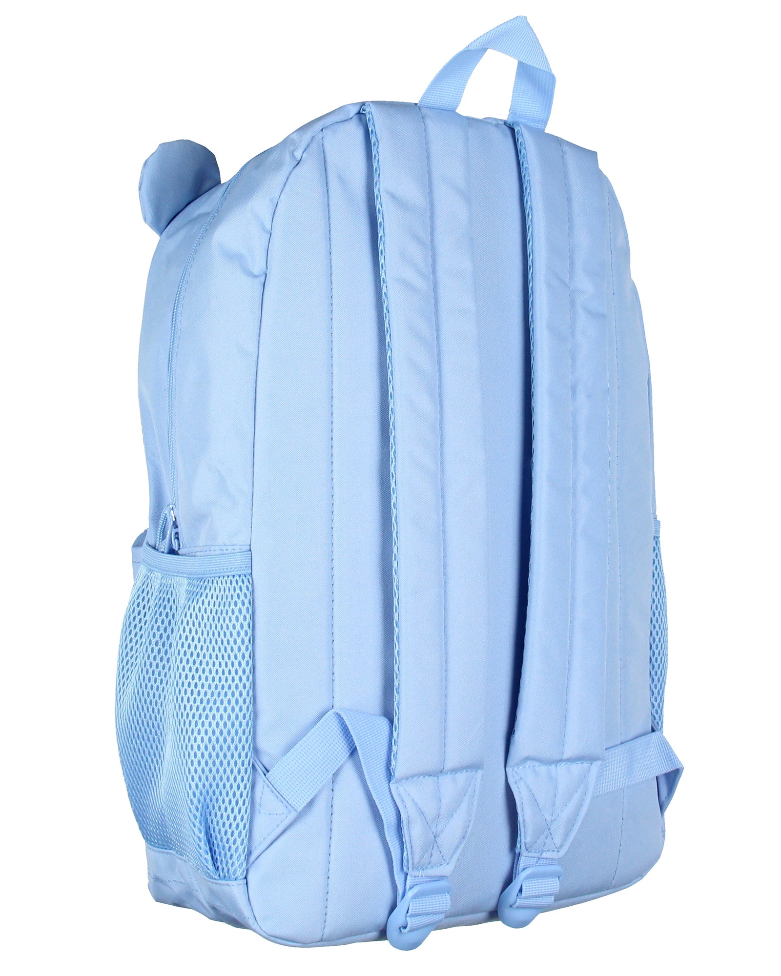 Care Bears Backpack Grumpy Bear Embroidered Face with Rain Cloud Belly Badge and 3D Ears Laptop School Travel Backpack