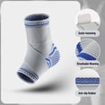 thumbnail image 2 of Attelle de Cheville Support Réglable Sangle Élastique pour Basketball Cyclisme Protection Sportive, 2 of 8