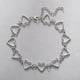 thumbnail image 1 of Collar para mujer, joyería para mujer, joyería para mujer, gargantilla de corazón hueco, regalo llamativo para novia, lindo collar bicolor, joyería, collar para mujer, 1 of 5