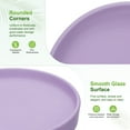thumbnail image 2 of Uxcell 2-Pack Ceramic Plant Saucers, 5.3 Inch ID Flower Pot Plant Saucers, Flowerpot Drip Tray [5.9 Inch OD, Purple], 2 of 6
