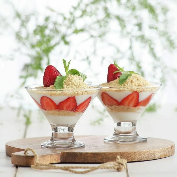Ice Cream Glass Bowl Set, Trifle Dessert Cup 3 PCs