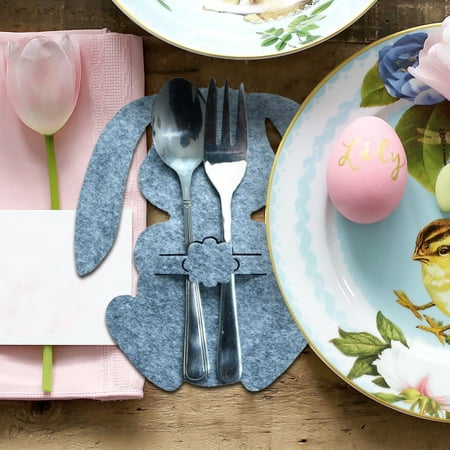 

ERTUTUYI 4PCS Cutlery Knife And Fork Cover Table Decoration