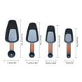 thumbnail image 2 of 4pcs Measuring spoons Baking Cooking 1/4 measuring spoon measuring Cup to 1 Cup PP Plastic Measuring Scoops Kitchen Tool, 2 of 7