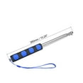thumbnail image 2 of Unique Bargains 5.25ft/1.6M Telescopic Handheld Flagpoles Stainless Steel Telescopic Guide Flag Pole Sponge Handle Teaching Pointer Blue, 2 of 5