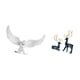 thumbnail image 5 of Escultura de ángel, estatua de ángel, figura de ciervo, figura de reno, material de resina, vívida y artística, adecuada para regalar, sala de estar,, 5 of 8