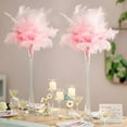 "Glasseam Large 20"" Hand-Blown Clear Glass Eiffel Tower Vases for Wedding Table Centerpieces ...