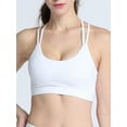 thumbnail image 2 of SAYFUT Women's Removable Paddeds Sport Bras Cross Strappy Back Comfy Medium Support Yoga Bras 3 Pack, 2 of 7