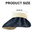 thumbnail image 2 of Sombrero de verano para mujer, de 58 a 60 cm de circunferencia, con protección solar, de ala grande que cubre la cara, de seersucker, sombrero de copa vacío, sombrero para el sol anti-ultravioleta, 2 of 6