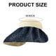 thumbnail image 2 of Sombrero de verano para mujer, de 58 a 60 cm de circunferencia, con protección solar, de ala grande que cubre la cara, de seersucker, sombrero de copa vacío, sombrero para el sol, 2 of 6