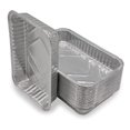 thumbnail image 1 of 25 Fiambrera desechable de papel de aluminio Caja de embalaje para barbacoa Caja de lata rectangular para llevar Fiambrera de comida rápida JAMW Sencillez, 1 of 5