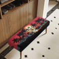 thumbnail image 4 of POLERO Stretch Dining Bench Cover Tropical Skull Palm Tree Removable Bench Covers Slipcover Washable Rectangle Long Seat Cover Protector for Dining Room, Living Room, Bedroom, Kitchen, Patio, 4 of 7
