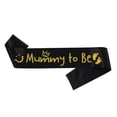 thumbnail image 1 of Billuyoard Faja de satén suave para usar para fiesta de bodas Diviértete Sé faja de satén Novia para ser equipo Fácil de limpiar Kits de decoración para fiestas Oro negro, tipo 1 30 pulgadas, 1 of 6