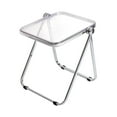 thumbnail image 3 of DOLITY Folding Tray Table Practical Save Space Side Table for Dorm Home Living Room Transparent, 3 of 9