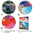 thumbnail image 3 of Designart "Pop Art Maui III" Cityscapes Floater Framed Canvas Wall Art, 3 of 7
