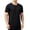 Black-A, variant on Workout Short Sleeve T Shirt for Men Crew Neck Tee Quick Dry